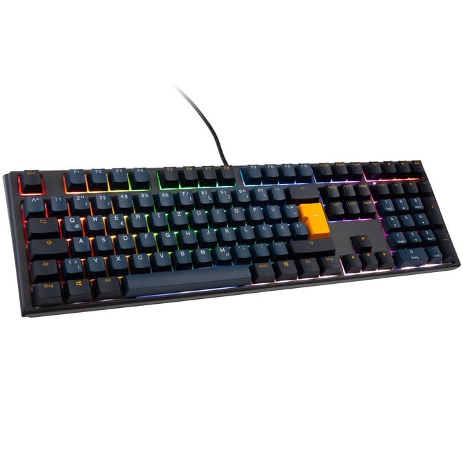 Ducky One 3 Pro Nazca Line Gaming Tastatur, mechanisch, 8.000 Hz, Hot Swap, RGB &ndash; Cherry MX2A Speed Silver, ISO (DE) image number 0