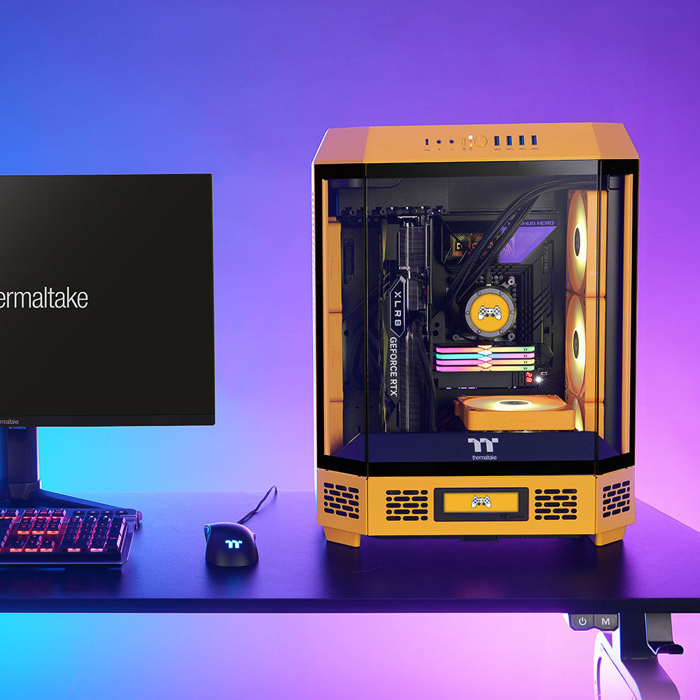 Thermaltake The Tower 600 PC Case, Mid Tower, ATX, Tempered Glass