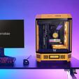 Thermaltake The Tower 600 PC-Geh&auml;use, Midi-Tower, ATX, Tempered Glass - Bumblebee image number null