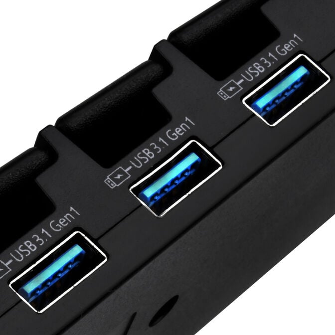 SilverStone SST-UC03B-PRO - USB Charging Station, 7 Port - 36 Watt image number 3