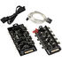 Bitspower Notos RGB PWM Lüfter, 120mm - weiß, 3er-Pack image number null