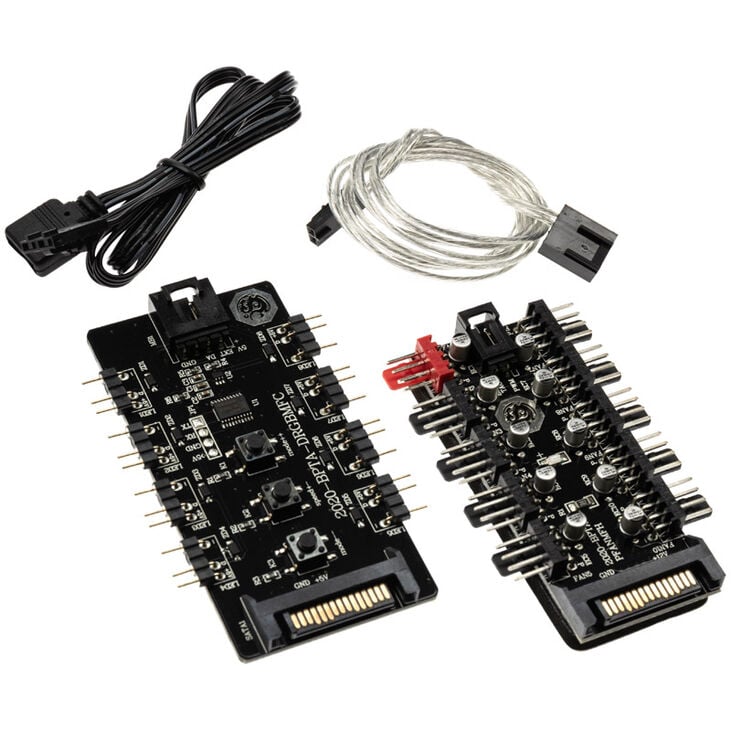 Bitspower Notos RGB PWM Lüfter, 120mm - weiß, 3er-Pack image number 7