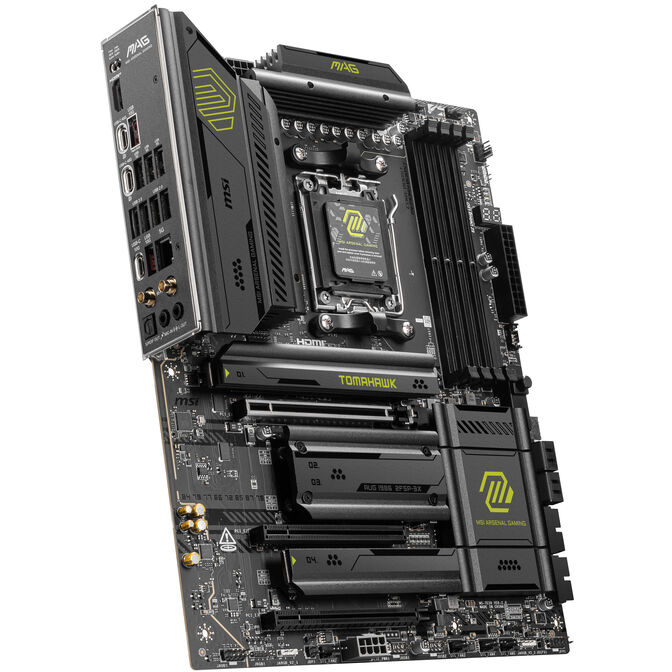 MSI MAG X870E Tomahawk WiFi Motherboard, socket AM5, AMD X870E, ATX, DDR5 image number 1