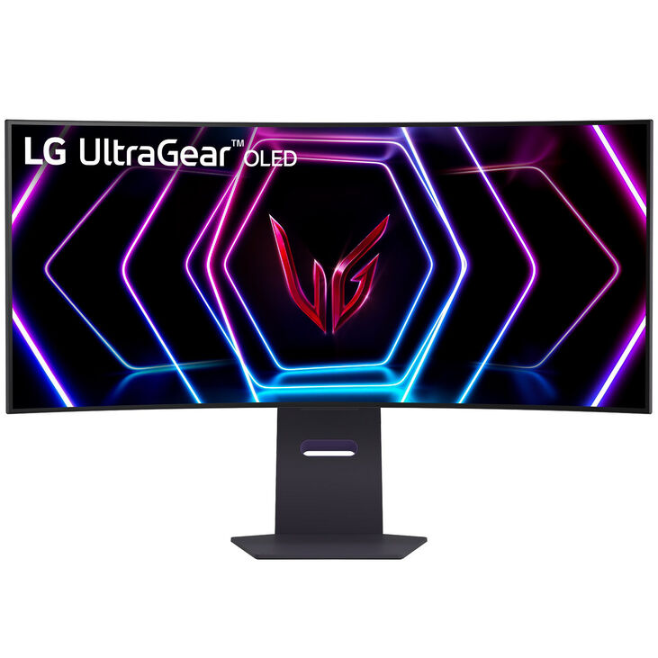 LG UltraGear OLED 39GS95QE-B, 39 inch Curved Gaming Monitor, 240 Hz, OLED, G-SYNC Compatible image number 1