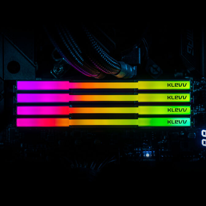 KLEVV CRAS V RGB DDR5-6000 RAM, CL28, XMP 3.0, EXPO - 32 GB Dual-Kit, schwarz image number 11
