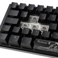 Ducky One 3 Classic Black/White SF Gaming Keyboard, RGB LED - MX-Speed-Silver image number null