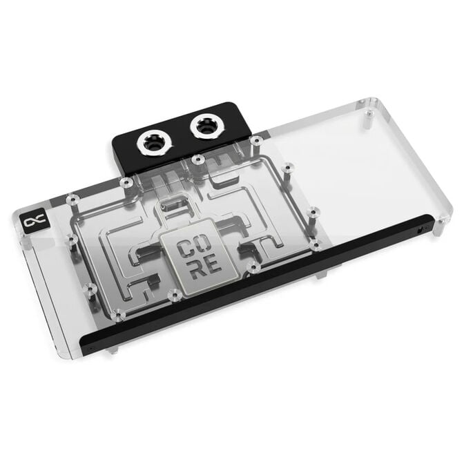 Alphacool Core RX 9070 Mercury GPU Water Block, ARGB, with Backplate - Acrylic image number 1