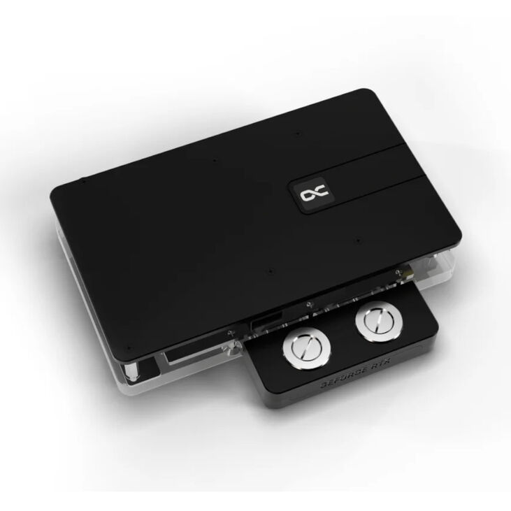 Alphacool Core GeForce RTX 5080 Reference GPU Water Cooler, ARGB, with Backplate - Acrylic image number 3