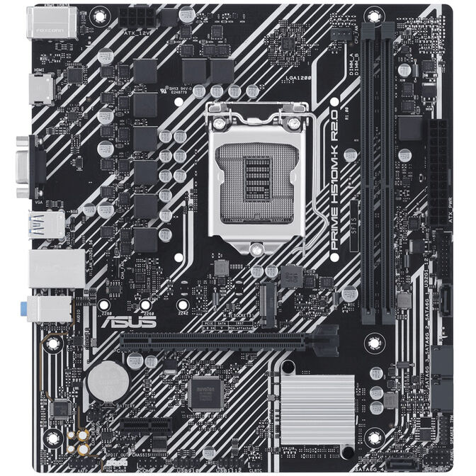 ASUS Prime H510M-K R2.0, Intel H510 Mainboard, LGA1200, DDR4 image number 2