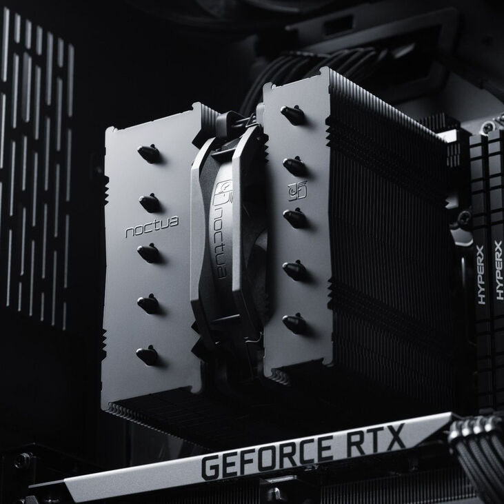 Noctua NH-D12L chromax.black CPU cooler - 120mm image number 4