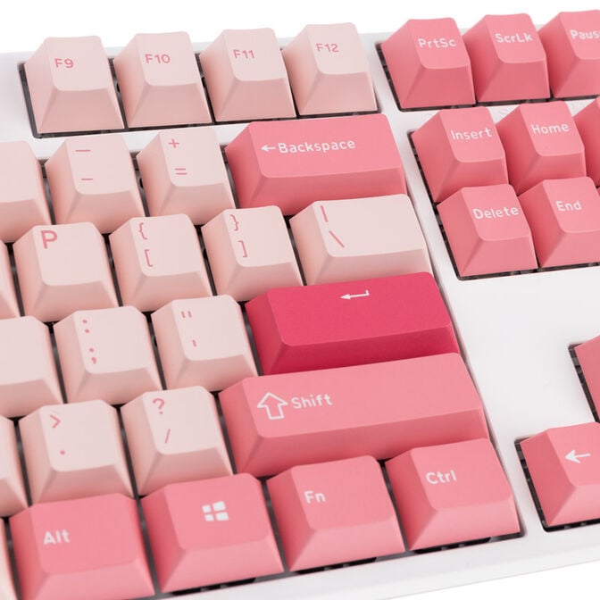Ducky One 3 Gossamer TKL Pink Gaming Tastatur - MX-Black Clear Top (US) image number 5