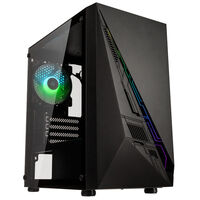 Kolink Inspire K2 Plus ARGB Micro-ATX-Gehäuse, Tempered Glass - schwarz