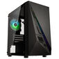 Kolink Inspire K2 Plus ARGB Micro-ATX-Gehäuse, Tempered Glass - schwarz
