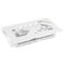 Alphacool Apex Distroplate for Dark Base Pro 901, with Apex Pump, RGB - white