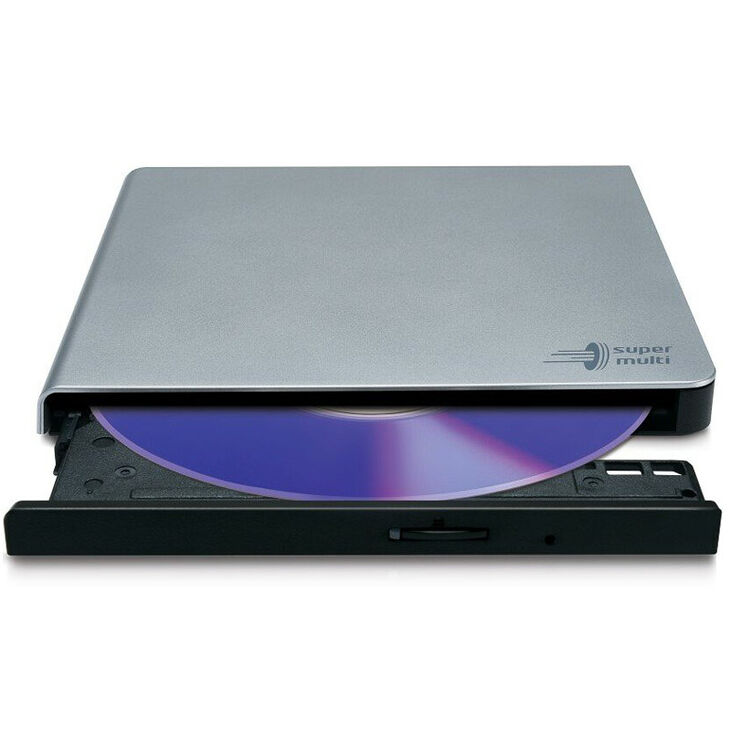 LG GP57ES40 externes slimline DVD-RW Laufwerk, silber, USB 2.0 image number 3