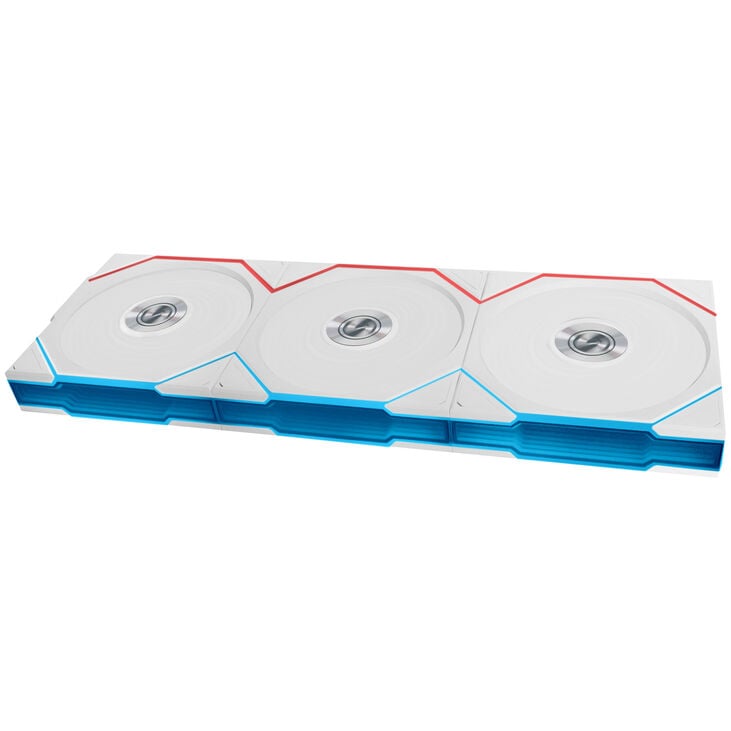Lian Li UNI FAN TL Wireless Fans, ARGB, PWM, 3-Pack – Reverse Blade, 120 mm, White image number 0