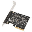 Silverstone SST-ECU07 USB adapter card, PCIe 3.0, 1x internal USB-C 3.2 - Low Profile image number null