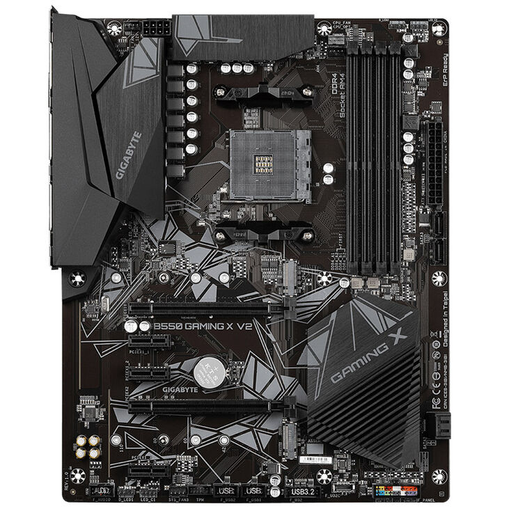 GIGABYTE B550 Gaming X V2 Mainboard, Sockel AM4, AMD B550, ATX, DDR4 image number 2