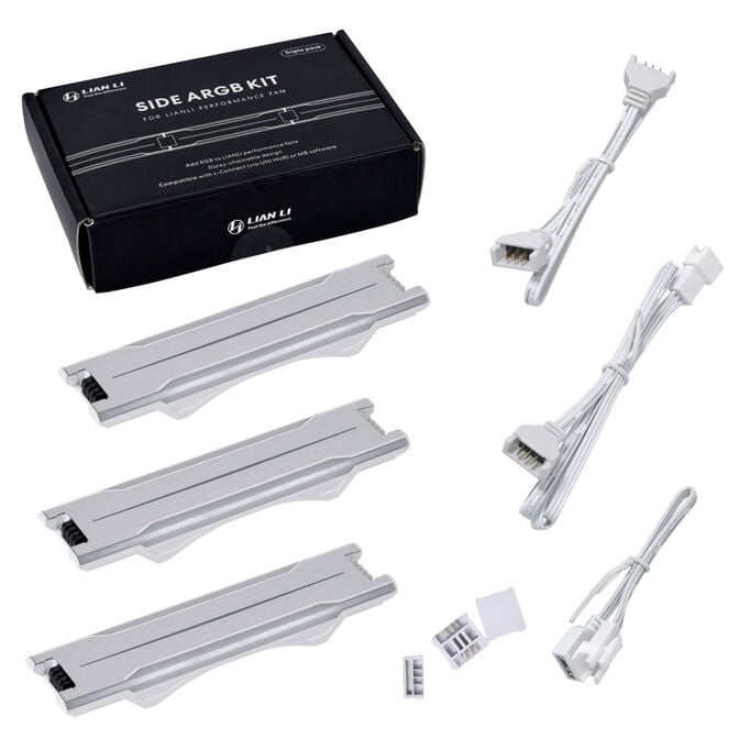 Lian Li UNI FAN P28 Side ARGB Strip, 3er Pack - wei&szlig; image number 7