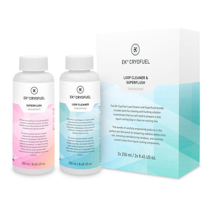 EK Waterblocks EK-CryoFuel Loop Cleaner + Superflush Konzentrat - 250ml image number 0