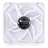 Jonsbo ZL-120W Fan, PWM, ARGB - 120mm, white, 3-pack image number null