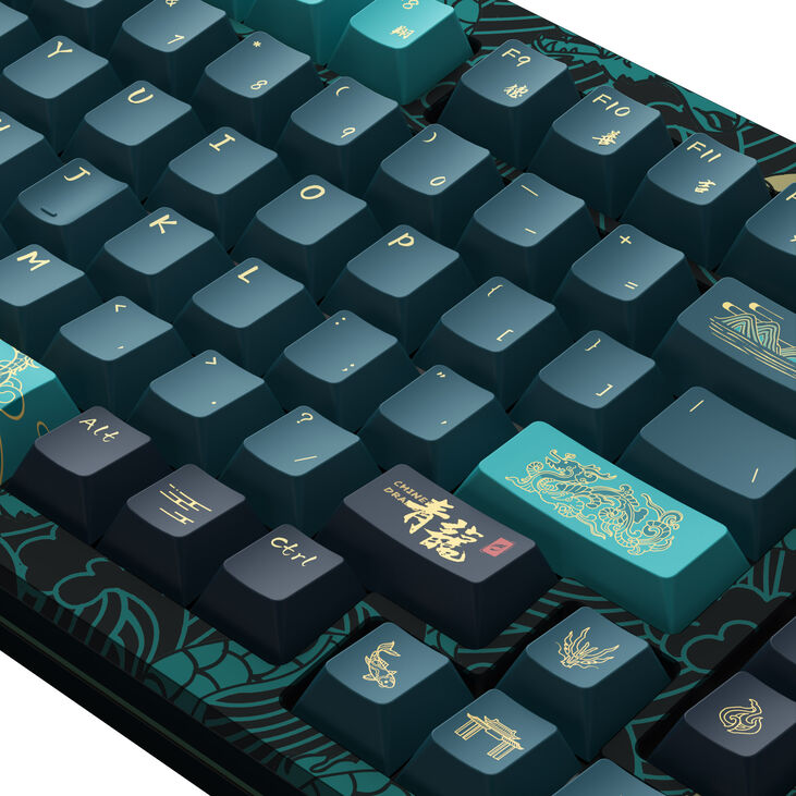 AKKO MOD 007B V3 HE "Year of the Dragon" Gaming Tastatur - Magnetische Cream Yellow Switches, 75%-Layout, ANSI (US) image number 9