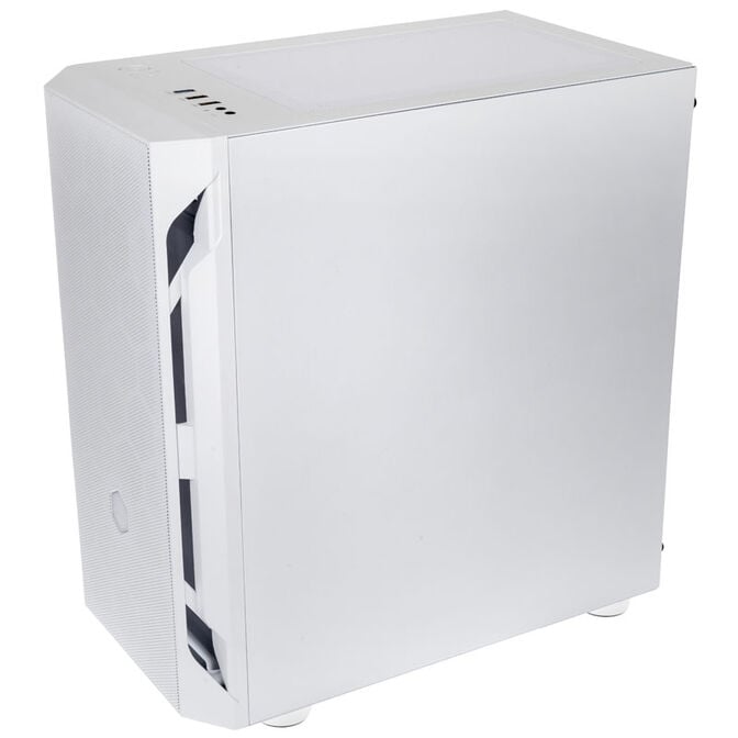 SilverStone Fara H1M Pro Micro-ATX case, Tempered Glass - white image number 2