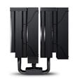 Jonsbo CC90 CPU Cooler, Dual Tower, 130mm PWM Fan, Segment Display - Black image number null