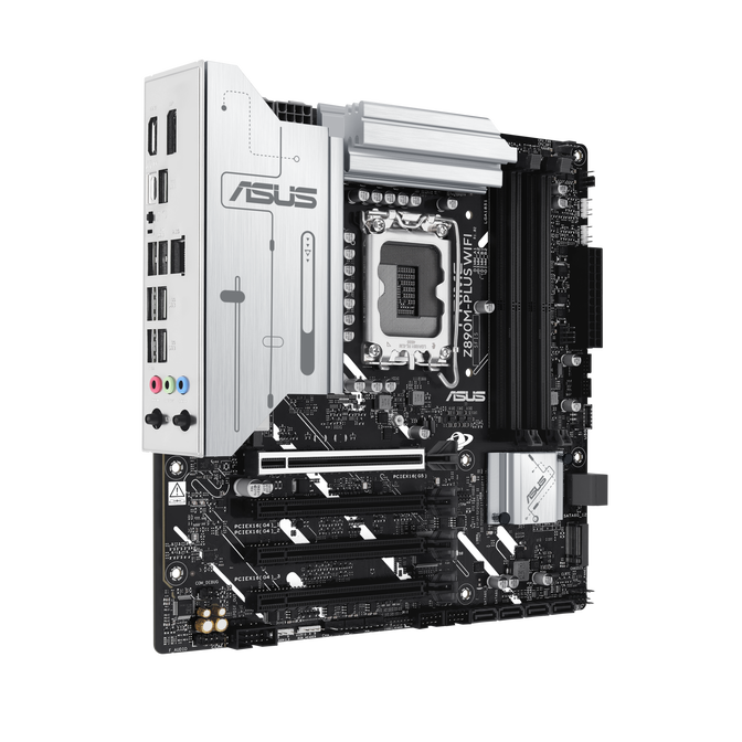 ASUS Prime Z890M Plus WiFi motherboard, socket LGA 1851, Intel Z890, mATX, DDR5 image number 2