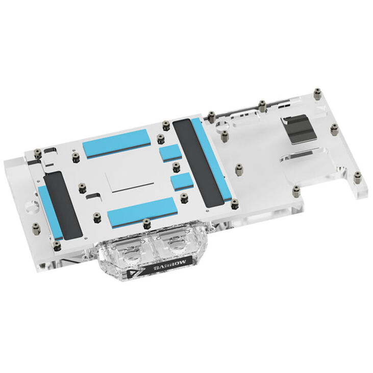 Barrow LRC2.0 full coverage GPU Water Block for AMD 6900XT Aurora RGB - Acryl image number 2