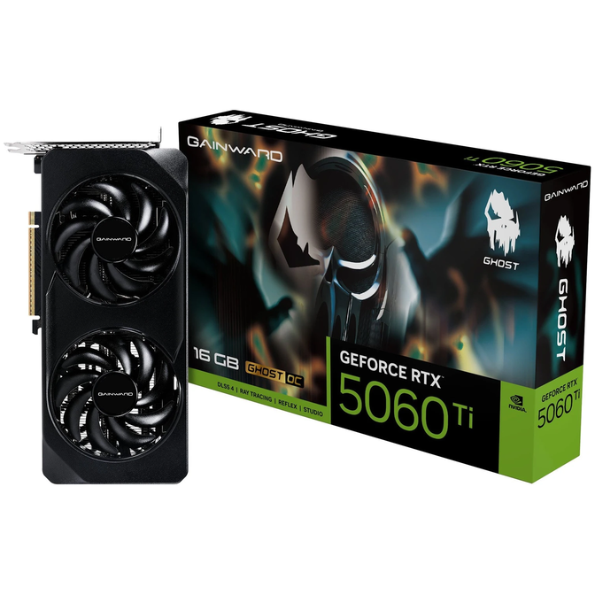 Gainward GeForce RTX 5060 Ti Ghost OC, 16384 MB GDDR7 image number 0