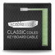 CableMod Classic Coiled Keyboard Cable USB-C zu USB Typ A, Lime Sorbet - 150cm image number null