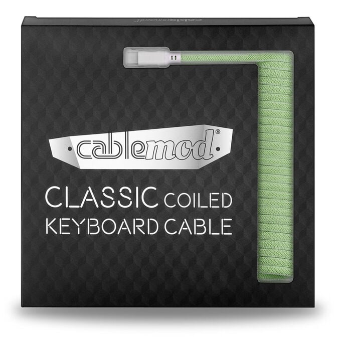 CableMod Classic Coiled Keyboard Cable USB-C zu USB Typ A, Lime Sorbet - 150cm image number 3