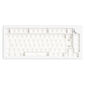 Akko Monsgeek M1 V5 Gaming Keyboard, 75%, hot-swap capable, RGB, ISO layout - Moonlight White