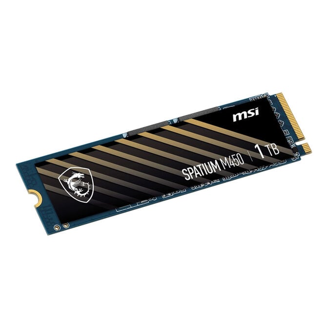 MSI Spatium M450 V1 SSD, PCIe 4.0, M.2 Typ 2280 - 1TB image number 0