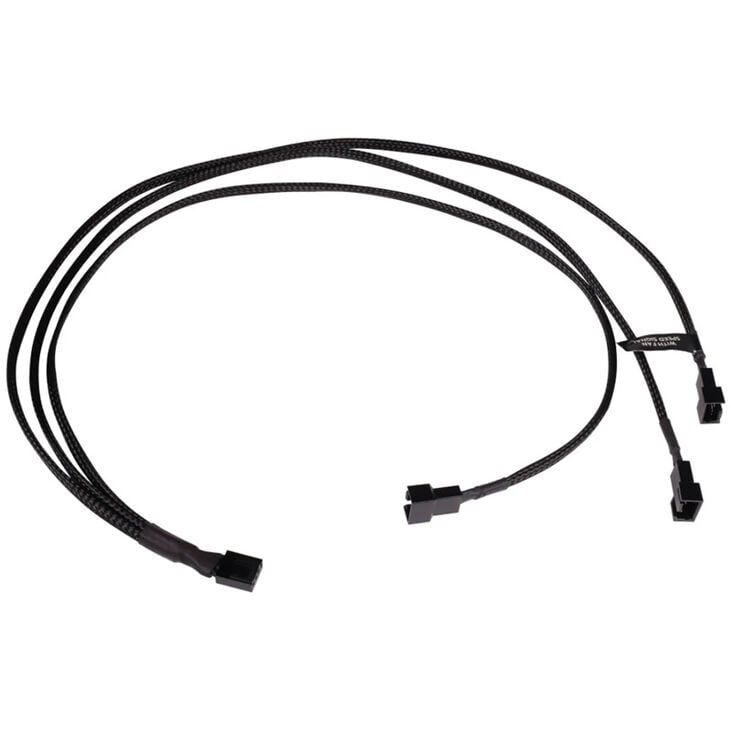 Alphacool Y-Splitter 4-Pin auf 3x 4-Pin PWM 60cm - schwarz image number 0