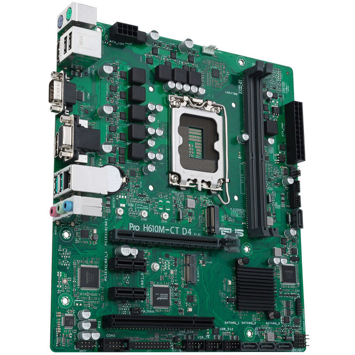 ASUS PRO H610M-C D4-CSM, Intel H610 Mainboard, Sockel 1700, DDR4 image number 4