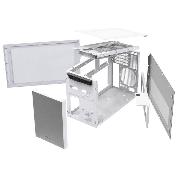 SilverStone SST-SG17W Micro-ATX / Mini ITX Case - white image number 8