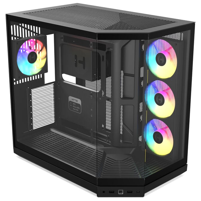 HYTE Y50 Midi Tower - Pitch Black image number 2