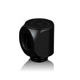 Thermal Grizzly DeltaMate Rotary Fitting - 90&deg;, black, pack of 6 image number null