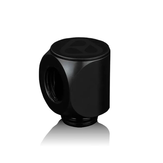 Thermal Grizzly DeltaMate Rotary Fitting - 90&deg;, black, pack of 6 image number 1