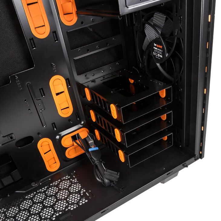 be quiet! Pure Base 600 Mid Tower - orange Window image number 7