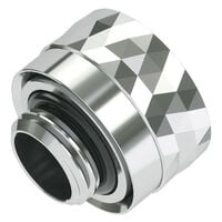 Barrow Dazzle Hardtube Fitting 14mm, G1/4-inch Connection - Silver