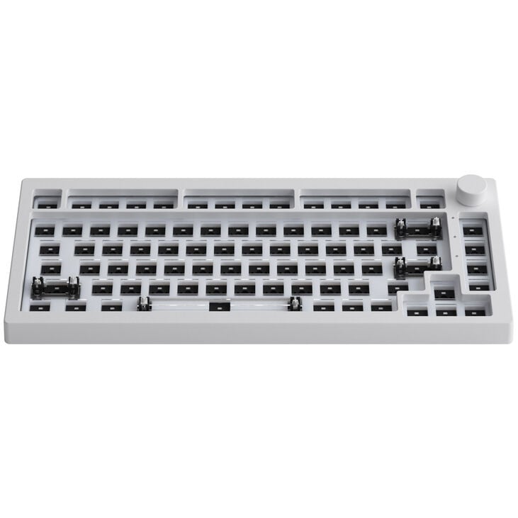 AKKO 5075S RGB QMK Barebone, ISO Layout - moonlight white image number 2