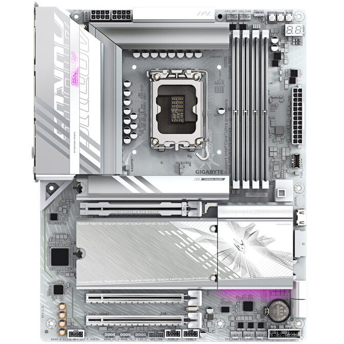 Gigabyte B860 Aorus Elite WiFi7 ICE motherboard, socket LGA 1851, Intel B860, ATX, DDR5 image number 2