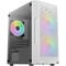 Aerocool Trinity Mini-Tower V2, Tempered Glass - wei&szlig;