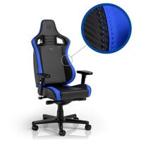 noblechairs EPIC Compact Gaming Chair  - Black/Carbon/Blue