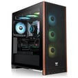 Thermaltake S370 WS PC Case, Mid-Tower, E-ATX, Tempered Glass - black image number null