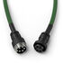 Glorious GMMK Coiled Cable Forest Green, Spiral Keyboard Cable, USB-C/USB-A – Dark Green/Black image number null