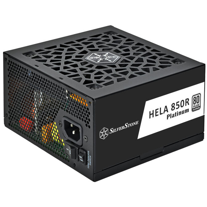 SilverStone HELA 850R 80 PLUS Platinum power supply, ATX 3.1, PCIe 5.1 - 850 watts, black image number 0